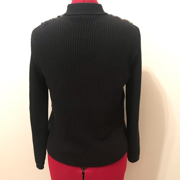 Parkhurst sweater jacket with faux fur - Picture 4 of 6